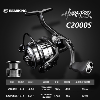 Безінерційна катушка BearKing Hera Pro C2000S