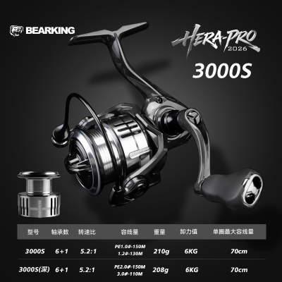 Безінерційна катушка BearKing Hera Pro 3000S