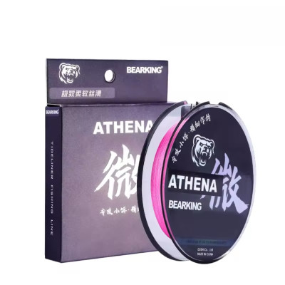 Плетёний шнур BearKing Athena PE X4 0.05 #0.2 6LB (150 метров)