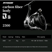 Безінерційна катушка BearKing Rtube B3 2500
