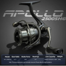 Безінерційна катушка BearKing Apollo 2500SHG