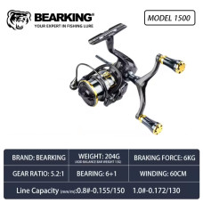 Безынерционная катушка BearKing Athena RS 1500
