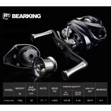 Мультипликаторная катушка Bearking Athena 30S-R