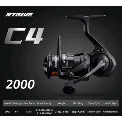Безынерционная катушка BearKing C4 2000