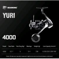 Безынерционная катушка BearKing Yuri 4000