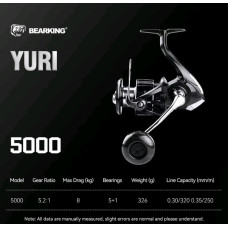 Безынерционная катушка BearKing Yuri 5000