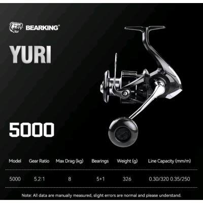 Безынерционная катушка BearKing Yuri 5000