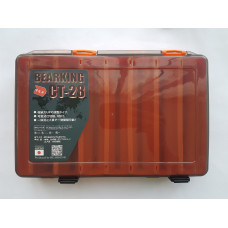 Коробка под воблеры двухсторонняя от BearKing 27*18*5см цвет orange