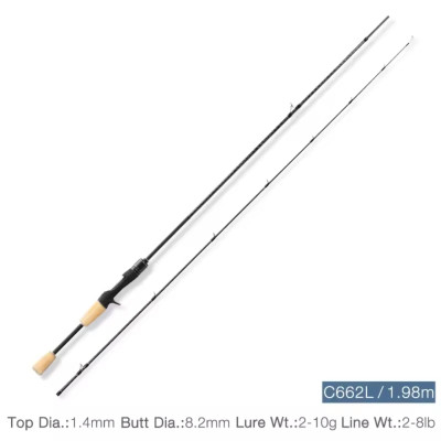 Удилище Tsurinoya Dragon Light Game C662L 1.98m