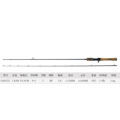 Удилище Tsurinoya Trout C602UL 1.83m