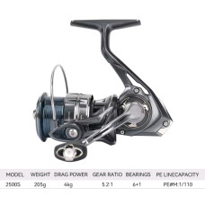 Безынерционная катушка Tsurinoya Virent 25000S